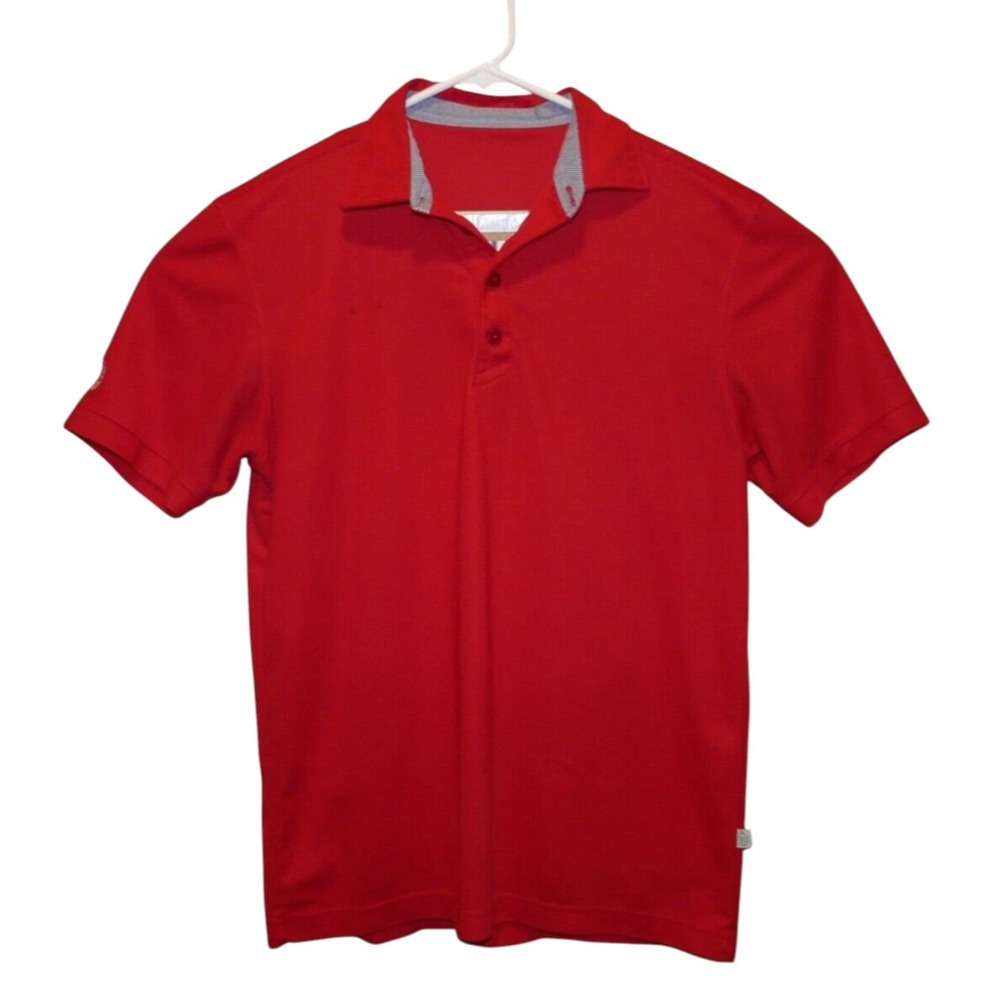 Oobe Chick-Fil-A CFA Red Employee Uniform‎ Work Polo Shirt Mens Medium *READ